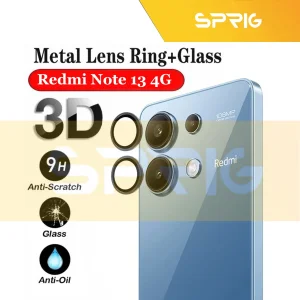 محافظ لنز دوربین رینگی اسپریگ مدل Ring Metal مناسب برای گوشی موبایل شیائومی Redmi Note 13 4G