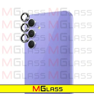 محافظ لنز دوربین  ام‌گلس مدل Ring Metal Diamond مناسب برای گوشی موبایل سامسونگ Galaxy A14 4G / A14 5G