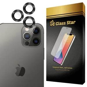 محافظ لنز دوربین فلزی گلس استار مدل GRIN مناسب برای گوشی موبایل اپل iPhone 12 Pro / iPhone 11 Pro Max / iPhone 11 Pro
