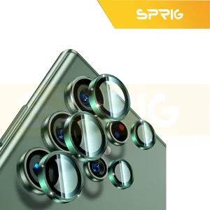 محافظ لنز دوربین رینگی اسپریگ مدل Ring Metal مناسب برای گوشی موبایل سامسونگ Galaxy S23 Ultra