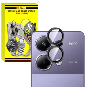 محافظ لنز دوربین رینگی ام‌گلس مدل Ring Protector مناسب برای گوشی موبایل شیائومی Poco M6 Pro 4G