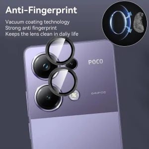 محافظ لنز دوربین رینگی ام‌گلس مدل Ring Protector مناسب برای گوشی موبایل شیائومی Poco M6 Pro 4G