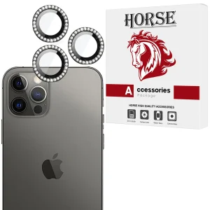 محافظ لنز دوربین شیشه‌ای هورس مدل NRIH20 مناسب برای گوشی موبایل اپل iPhone 12 Pro