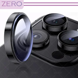 محافظ لنز دوربین زیرو مدل Ring-Metal-ZR مناسب برای گوشی موبایل اپل Iphone 15 Pro