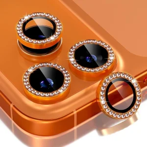 محافظ لنز دوربین فلزی ام‌گلس مدل RNG Diamond MG مناسب برای گوشی موبایل اپل iPhone 17 Pro Max
