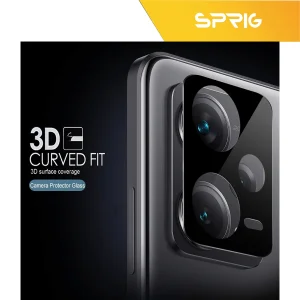محافظ لنز دوربین اسپریگ مدل 3D-SP مناسب برای گوشی موبایل شیائومی Redmi Note 12 Pro 5G