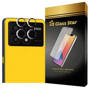 محافظ لنز دوربین گلس استار مدل RINGISLGS مناسب برای گوشی موبایل شیائومی  Poco X6 Pro