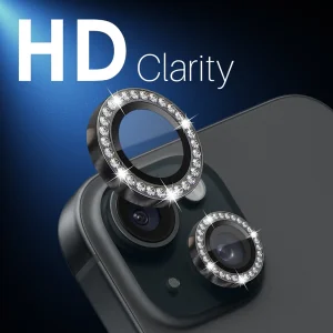 محافظ لنز دوربین فلزی ام‌گلس مدل RNG Diamond MG مناسب برای گوشی موبایل اپل iPhone 14