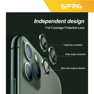 محافظ لنز دوربین رینگی اسپریگ مدل Ring Metal مناسب برای گوشی موبایل اپل Iphone 13