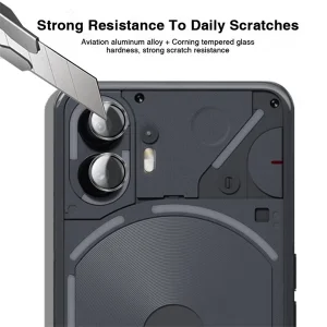 محافظ لنز دوربین بادیگارد مدل رینگی مناسب برای گوشی موبایل ناتینگ فون Nothing Phone 2