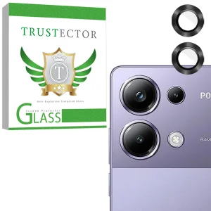 محافظ لنز دوربین فلزی تراستکتور مدل RINT20 مناسب برای گوشی موبایل شیائومی Poco M6 Pro 4G