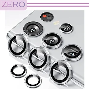 محافظ لنز دوربین زیرو مدل Ring Metal مناسب برای گوشی موبایل سامسونگ Galaxy S22 Ultra