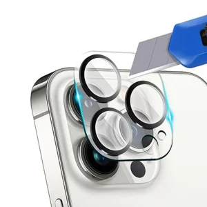 محافظ لنز دوربین شهر گلس مدل 3DLSR مناسب برای گوشی موبایل اپل iPhone 13 Pro