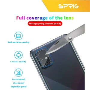 محافظ لنز دوربین اسپریگ مدل SH-SPG مناسب برای گوشی موبایل سامسونگ Galaxy A21s