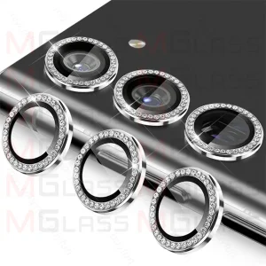 محافظ لنز دوربین رینگی ام‌گلس مدل Ring-Diamond-MG مناسب برای گوشی موبایل سامسونگ Galaxy S23 Fe
