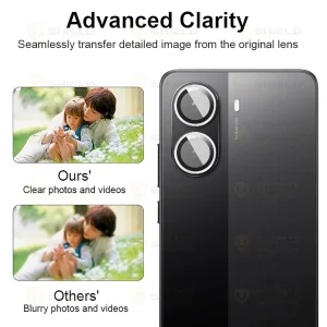 محافظ لنز دوربین رینگی آلتیمیت شیلد مدل Ring Metal UL مناسب برای گوشی موبایل شیائومی Poco X7 Pro