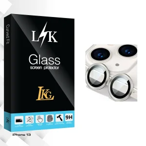 محافظ لنز گوشی ال کا جی مدل LK Glass FLL فلزی مناسب برای گوشی موبایل اپل iPhone 13