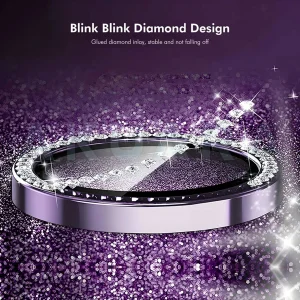 محافظ لنز دوربین رینگی آکوآرا مدل Ring Diamond STL مناسب برای گوشی موبایل شیائومی Redmi Note 13 Pro plus