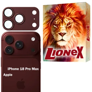 محافظ لنز دوربین فلزی لایونکس مدل 3D1ML مناسب برای گوشی موبایل اپل iPhone 18 Pro Max