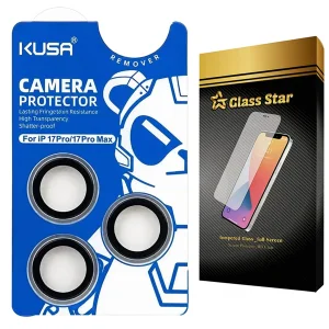 محافظ لنز دوربین گلس استار مدل RINKUSS مناسب برای گوشی موبایل اپل iPhone 17 Pro