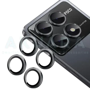 محافظ لنز دوربین رینگی آکوآرا مدل Ring STL مناسب برای گوشی موبایل شیائومی Poco X6 Pro