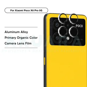 محافظ لنز دوربین رینگی آکوآرا مدل Ring STL مناسب برای گوشی موبایل شیائومی Poco X6 Pro