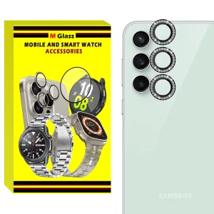 محافظ لنز دوربین فلزی ام‌گلس مدل RNG Diamond MG مناسب برای گوشی موبایل سامسونگ Galaxy A24