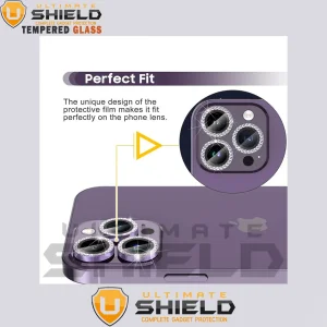 محافظ لنز دوربین آلتیمیت شیلد مدل Ring-Diamond مناسب برای گوشی موبایل اپل Iphone 11 Pro / 11 Pro Max
