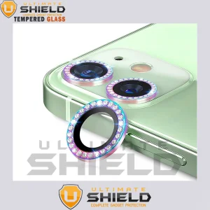 محافظ لنز دوربین آلتیمیت شیلد مدل Ring-Diamond مناسب برای گوشی موبایل اپل Iphone 11 Pro / 11 Pro Max