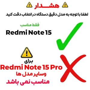 محافظ لنز دوربین بادیگارد مدل رینگی مناسب برای گوشی موبایل شیائومی Redmi Note 15