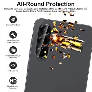 محافظ لنز دوربین شیشه‌ای راینو مدل رینگی مناسب برای گوشی موبایل سامسونگ Galaxy A17