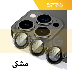 محافظ لنز دوربین اسپریگ مدل Ring Metal مناسب برای گوشی موبایل اپل Iphone 15 Pro Max