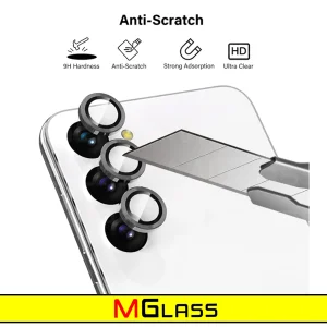 محافظ لنز دوربین رینگی ام‌گلس مدل Ring-Metal-MG مناسب برای گوشی موبایل سامسونگ Galaxy S23 Fe