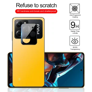 محافظ لنز دوربین بادیگارد مدل Blk مناسب برای گوشی موبایل شیائومی Poco X5 Pro