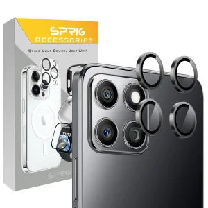 محافظ لنز دوربین اسپریگ مدل Ring metal مناسب برای گوشی موبایل آنر X8a