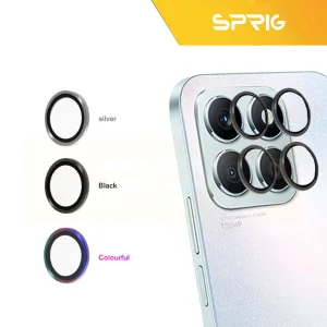 محافظ لنز دوربین اسپریگ مدل Ring metal مناسب برای گوشی موبایل آنر X8a