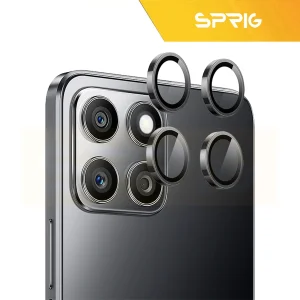 محافظ لنز دوربین اسپریگ مدل Ring metal مناسب برای گوشی موبایل آنر X8a