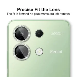 محافظ لنز دوربین رینگی ام‌گلس مدل Diamond Protector مناسب برای گوشی موبایل شیائومی Redmi Note 13 4G