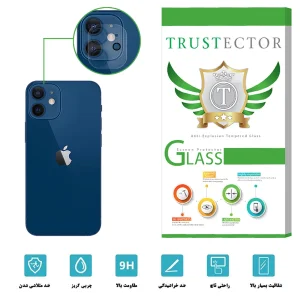 محافظ لنز دوربین تراستکتور مدل CLPT مناسب برای گوشی موبایل اپل iPhone 12