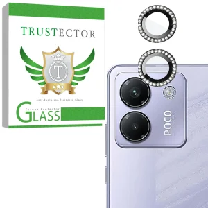 محافظ لنز دوربین شیشه‌ای تراستکتور مدل NRIT20 مناسب برای گوشی موبایل شیائومی Poco M7 Pro 5G