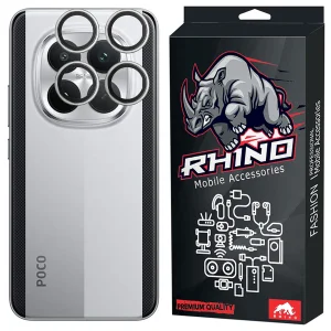 محافظ لنز دوربین شیشه‌ای راینو مدل R-Ringi مناسب برای گوشی موبایل شیائومی Poco M8 Pro