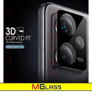 محافظ لنز دوربین ام‌گلس مدل 3D-MG مناسب برای گوشی موبایل شیائومی Redmi Note 12 Pro 5G