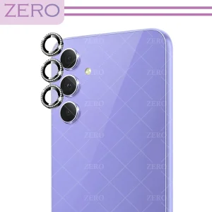 محافظ لنز دوربین زیرو مدل Ring Metal Diamond مناسب برای گوشی موبایل سامسونگ Galaxy A34 5G
