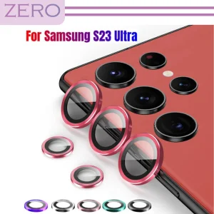 محافظ لنز دوربین زیرو مدل Ring Metal مناسب برای گوشی موبایل سامسونگ Galaxy S23 Ultra