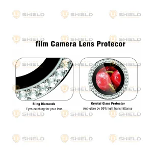 محافظ لنز دوربین آلتیمیت شیلد مدل Ring Diamond UL مناسب برای گوشی موبایل شیائومی Mi 14T Pro