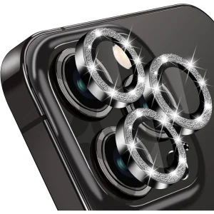 محافظ لنز دوربین بادیگارد مدل رینگی نگین ریز مناسب برای گوشی موبایل اپل iPhone 15 Pro / 15 Pro Max