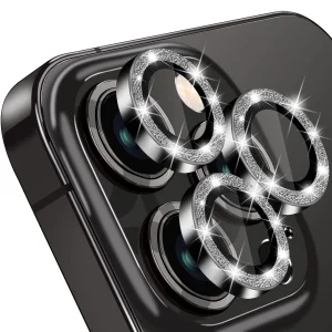 محافظ لنز دوربین بادیگارد مدل رینگی نگین ریز مناسب برای گوشی موبایل اپل iPhone 15 Pro / 15 Pro Max