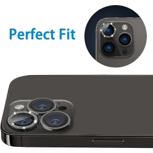 محافظ لنز دوربین بادیگارد مدل رینگی نگین ریز مناسب برای گوشی موبایل اپل iPhone 15 Pro / 15 Pro Max