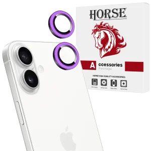 محافظ لنز دوربین شیشه‌ای هورس مدل SHLZH مناسب برای گوشی موبایل اپل iPhone 16