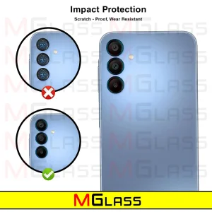 محافظ لنز دوربین ام‌گلس مدل Ring-Metal-MG مناسب برای گوشی موبایل سامسونگ Galaxy A25